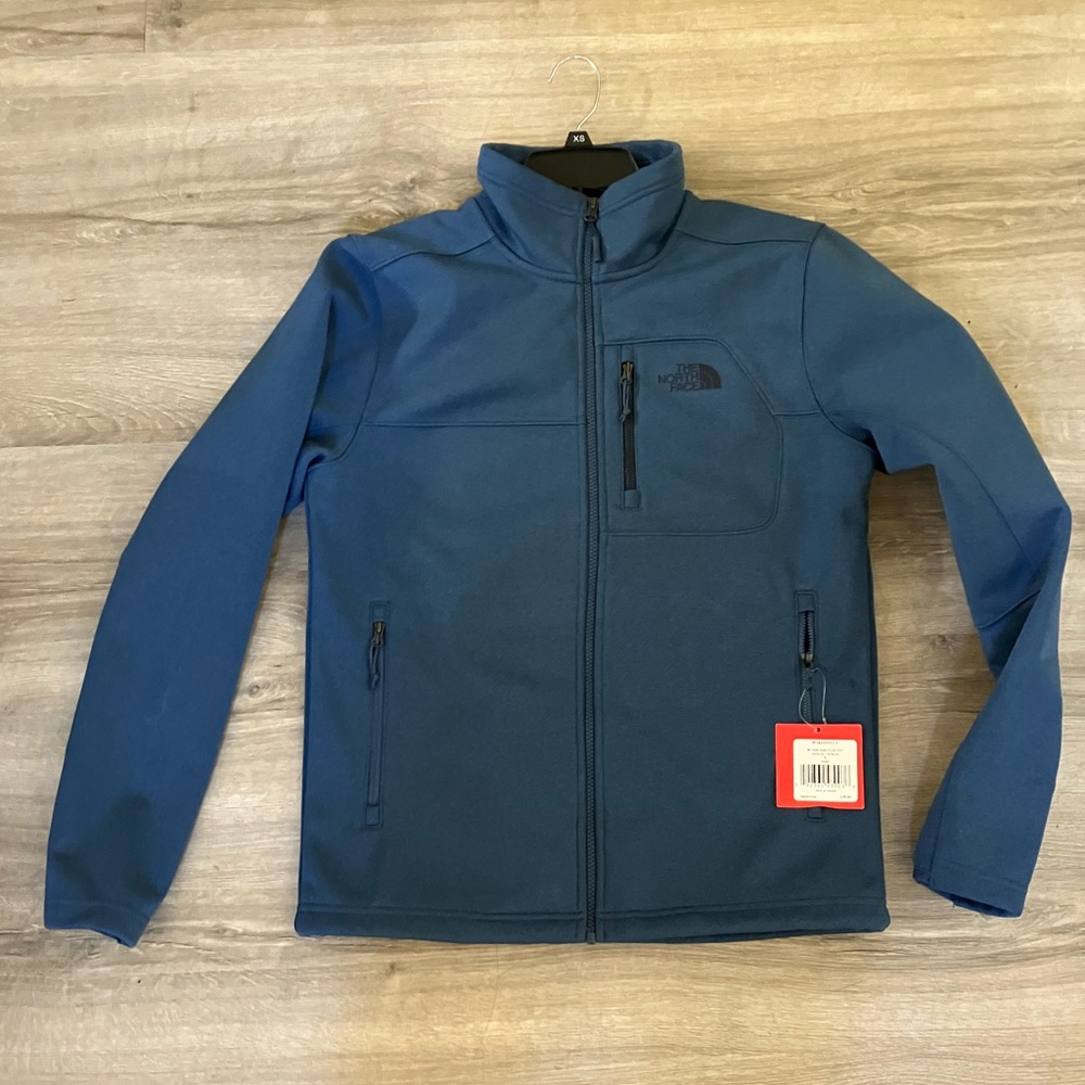 The Northface Tekno Ridge blue black jacket small